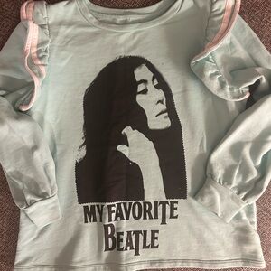 Kids Graphic Long Sleeve Shirt - Light Blue